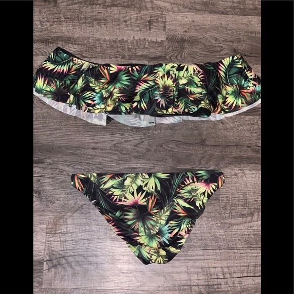 Lucky Brand Floral Off-the-Shoulder Bikini - Picture 2 of 3